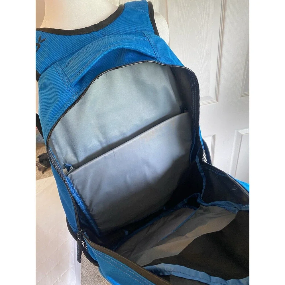 Dakine Blue Laptop Backpack School Travel Daypack Multi Pocket Blue Black 33L